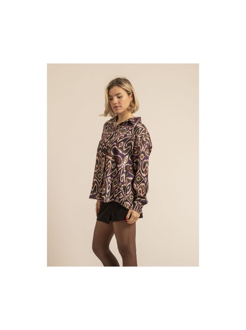 Otilie losvallend shirt met patroon - Kiabi
