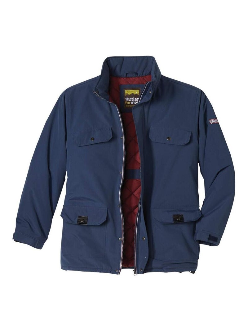 Outdoor parka multipocket - ATLAS FOR MEN Marineblauw - Kiabi