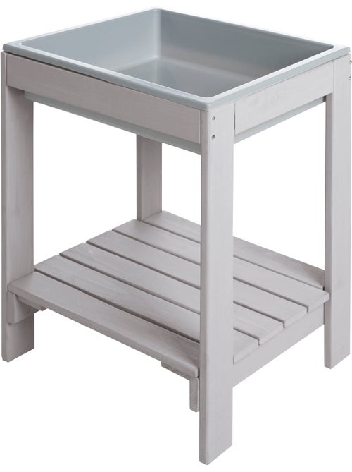Outdoor+ speeltafel 'Tiny' - Weerbestendig - Water- en zandtafel - Grijs - Kiabi