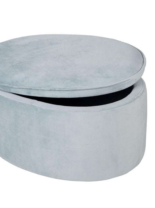 Ovale opbergpoef van velours - ROBA 'lil sofa' - Kiabi
