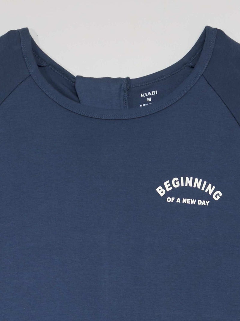 Overall met ritssluiting - gemakkelijk aan te trekken collectie BLAUW - Kiabi