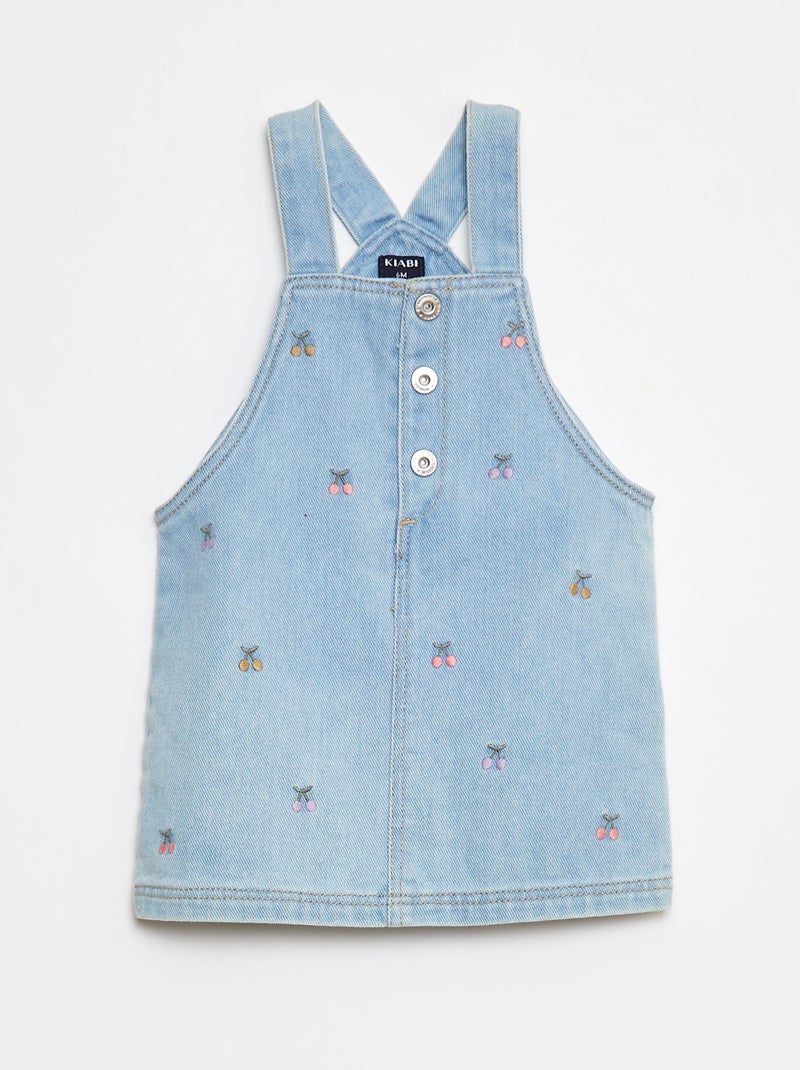 Overgooier met borduursel Blauw - Kiabi