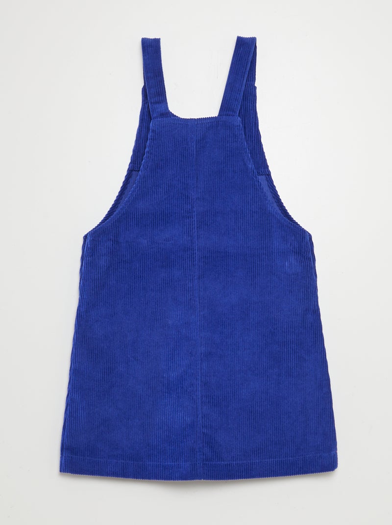 Overgooier van corduroy blauw - Kiabi