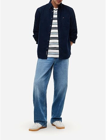 Overhemd met geknoopte kraag - tommy jeans
