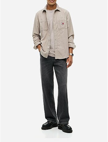 Overhemd met geknoopte kraag - tommy jeans