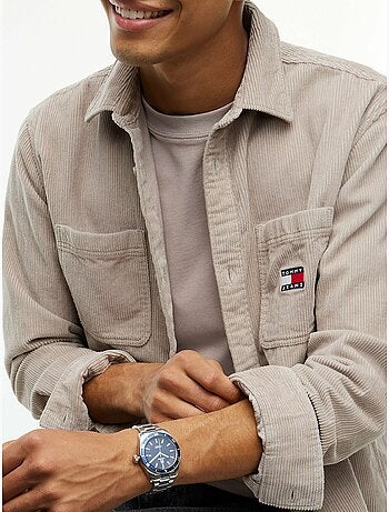 Overhemd met geknoopte kraag - tommy jeans