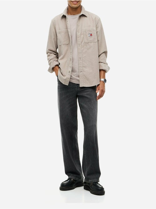 Overhemd met geknoopte kraag - tommy jeans - Kiabi