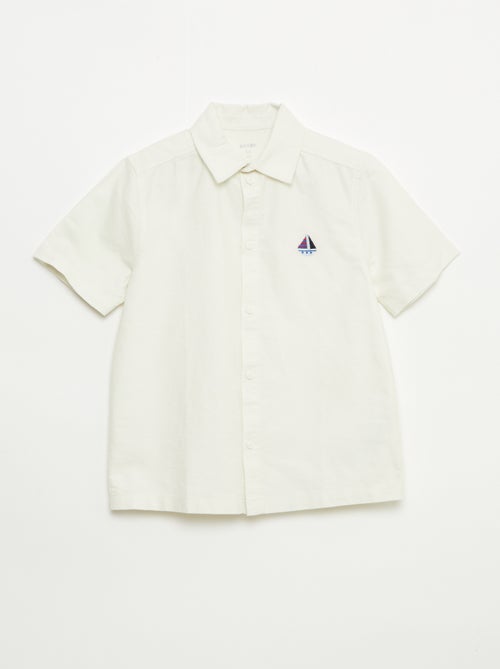 Overhemd met korte mouwen - Kiabi