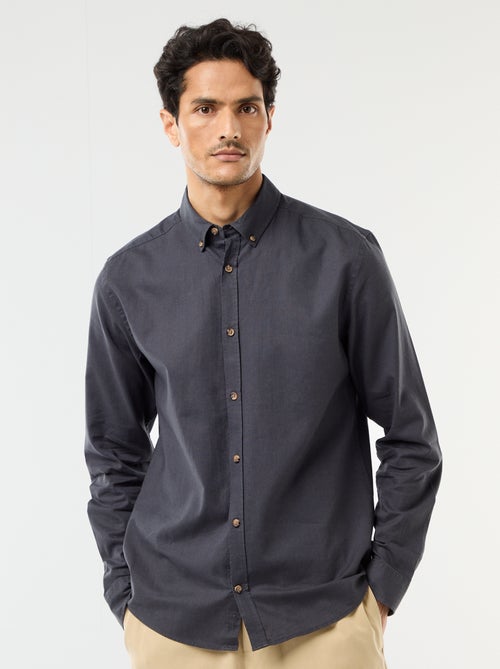 Overhemd van linnenmix - Kiabi