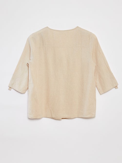 Overhemd van linnenmix 'JDY' - Kiabi