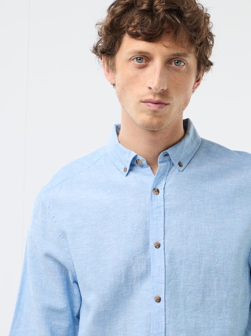 Overhemd van linnenmix - Kiabi