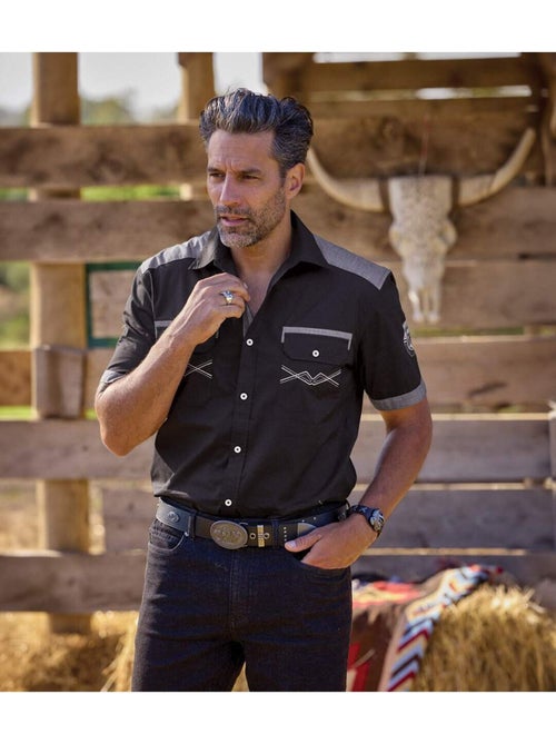Overhemd van popeline - atlas for men - Kiabi Overhemd van popeline - atlas for men - Kiabi
