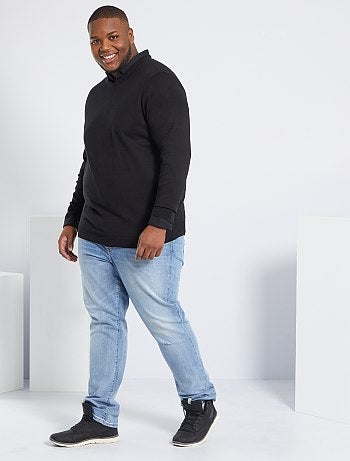 Overhemd van stretch twill