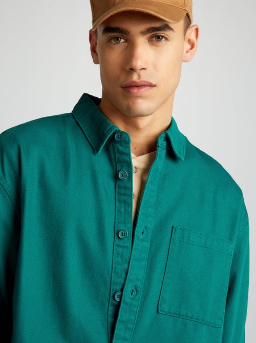Overhemd van twill - Kiabi