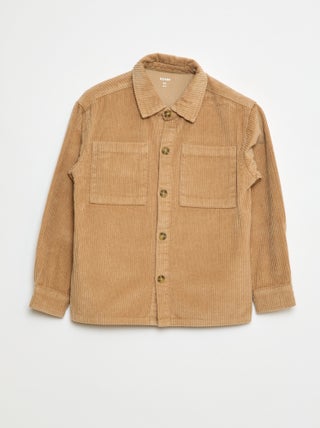Overshirt van corduroy