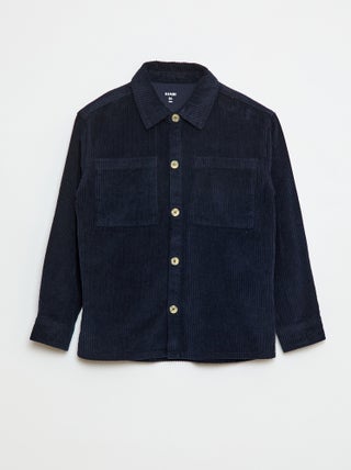 Overshirt van corduroy