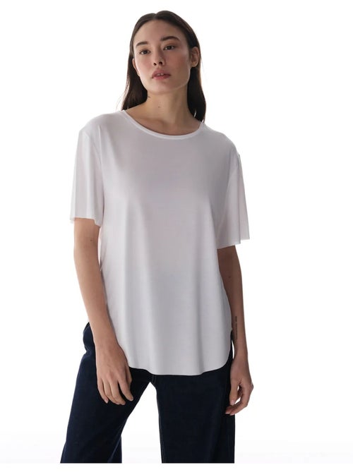 Oversize modal t-shirt met ronde hals penti - Kiabi