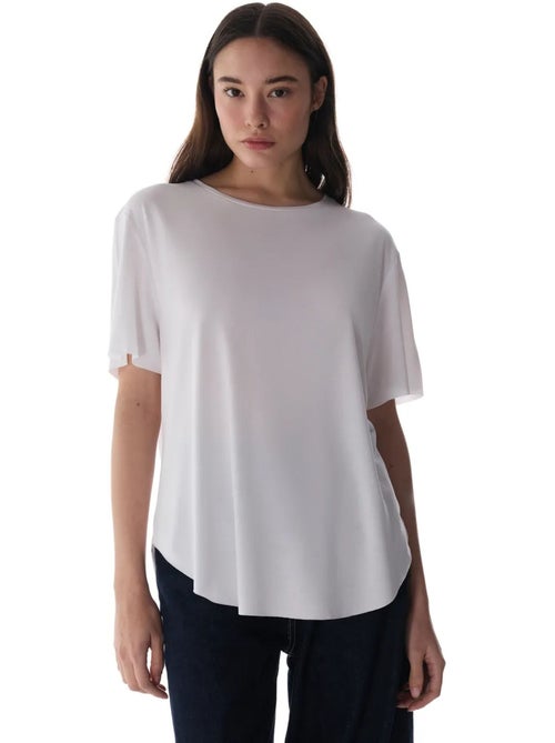 Oversize modal t-shirt met ronde hals penti - Kiabi