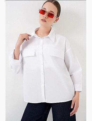 Oversize shirt met zakdetail bdart