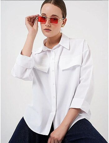Oversize shirt met zakdetail bdart