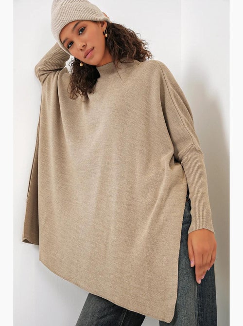 Oversized acryl trui met ronde hals bdart - Kiabi Oversized acryl trui met ronde hals bdart - Kiabi
