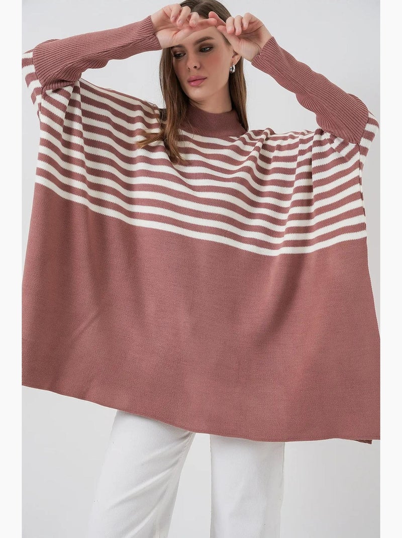 Oversized acryl trui met ronde hals bdart Oudroze - Kiabi