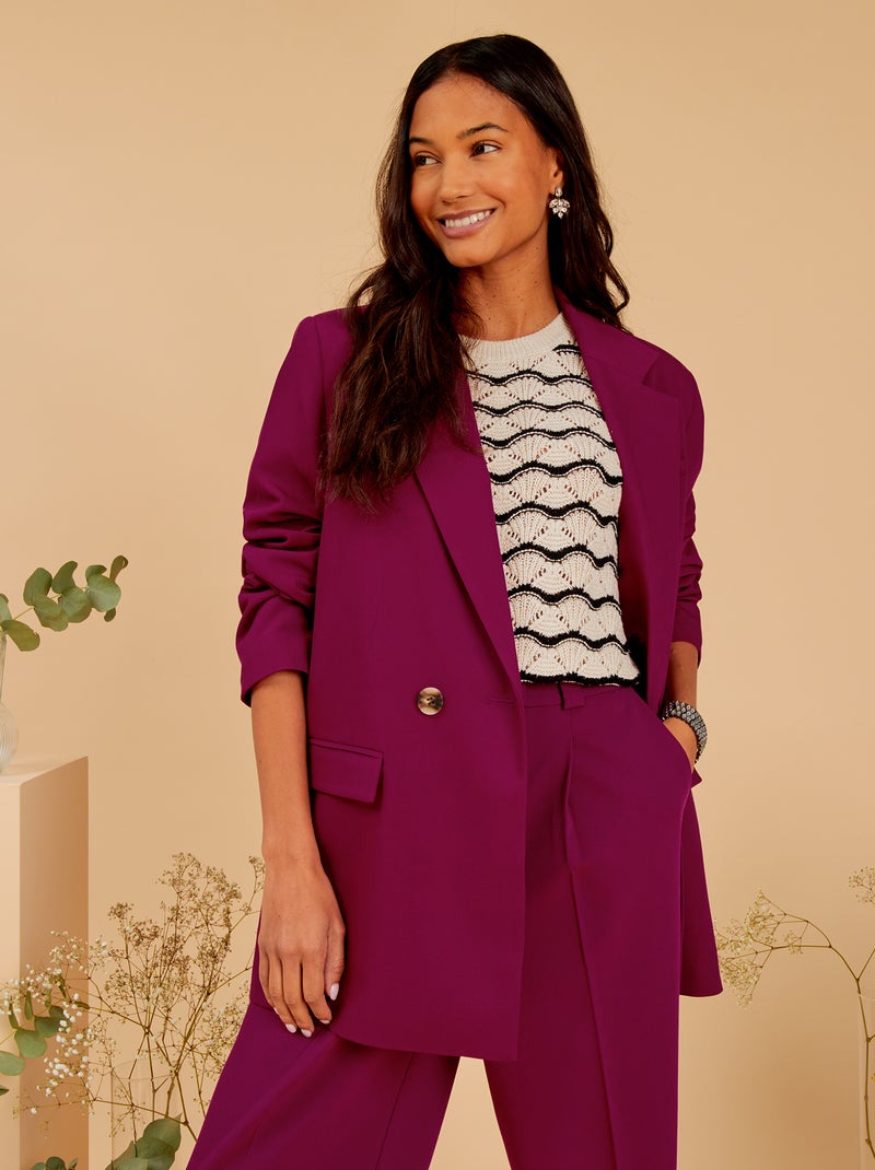 Oversized blazer paars - Kiabi