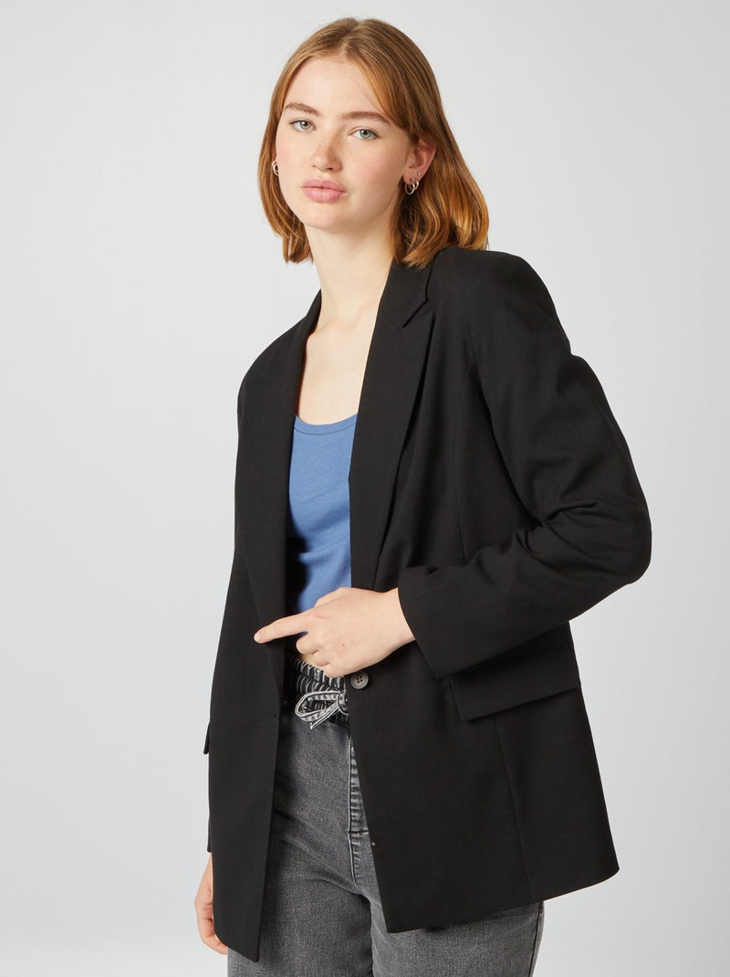 Oversized blazer zwart - Kiabi