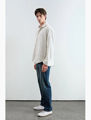 Oversized fluwelen overhemd giesto