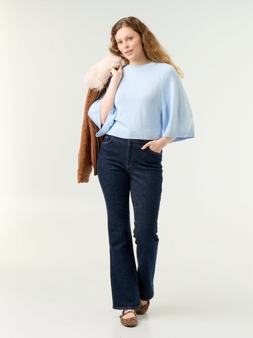 Oversized gebreide trui met lage mouwinzetten - Kiabi Oversized gebreide trui met lage mouwinzetten - Kiabi