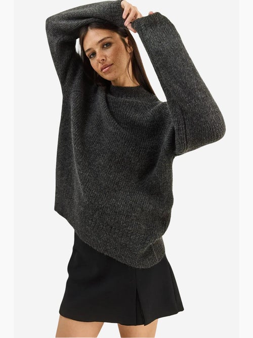 Oversized gebreide trui met ronde hals lucci - Kiabi Oversized gebreide trui met ronde hals lucci - Kiabi