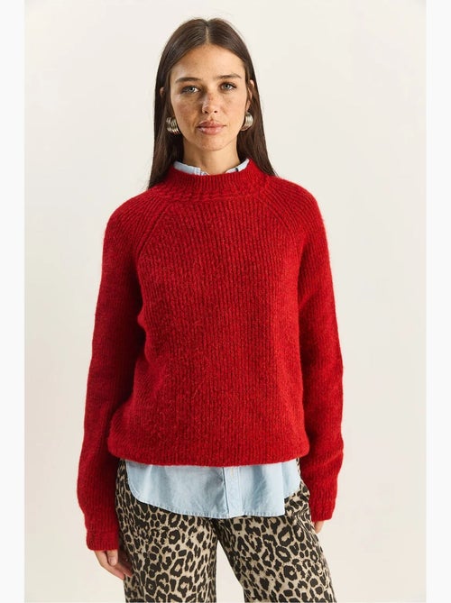 Oversized gebreide trui met ronde hals lucci - Kiabi Oversized gebreide trui met ronde hals lucci - Kiabi