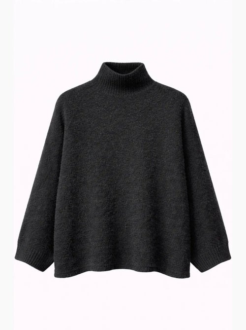 Oversized geribde coltrui mixray - Kiabi