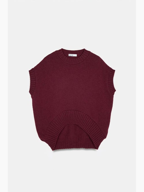 Oversized geribde gebreide pullunder dilvin - Kiabi Oversized geribde gebreide pullunder dilvin - Kiabi