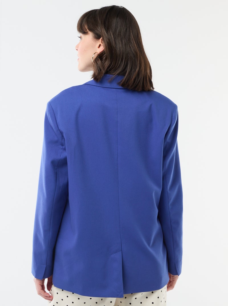 Oversized getailleerde blazer Blauw - Kiabi