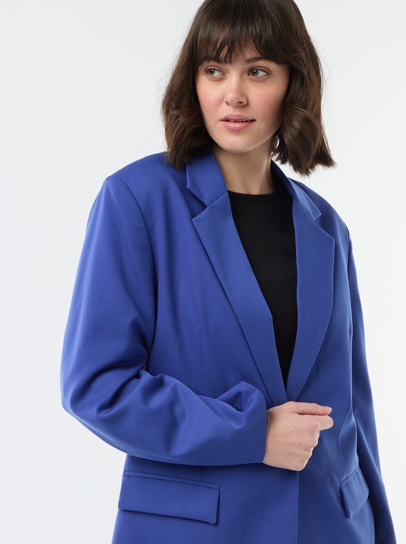 Oversized getailleerde blazer Blauw - Kiabi