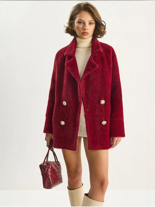 Oversized getextureerd pluche jack lucci - Kiabi Oversized getextureerd pluche jack lucci - Kiabi