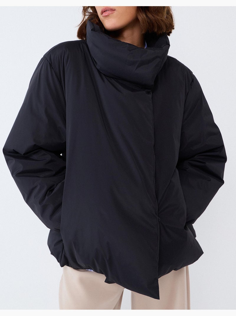 Oversized gewatteerd jasje, mo fashion Grijs - Kiabi