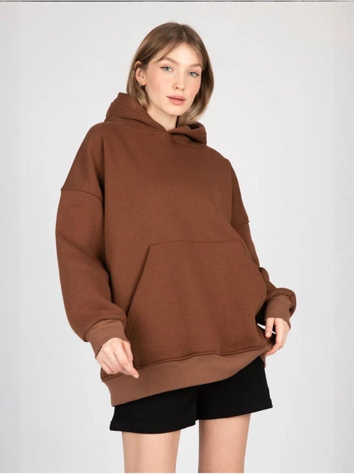 Oversized hoodie met kangoeroezak hiccup - Kiabi Oversized hoodie met kangoeroezak hiccup - Kiabi