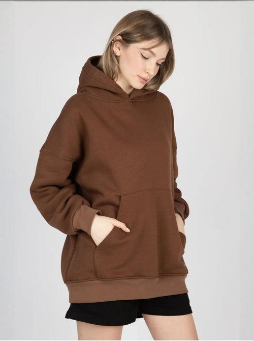 Oversized hoodie met kangoeroezak hiccup - Kiabi Oversized hoodie met kangoeroezak hiccup - Kiabi
