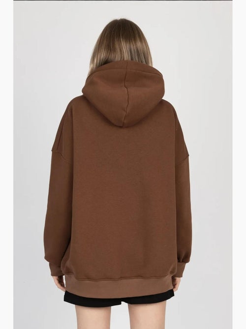 Oversized hoodie met kangoeroezak hiccup - Kiabi Oversized hoodie met kangoeroezak hiccup - Kiabi