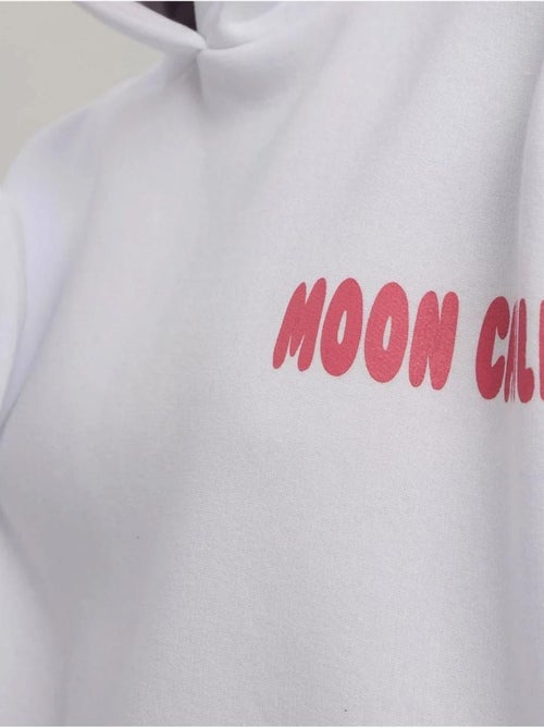 Oversized hoodie met print hiccup - Kiabi Oversized hoodie met print hiccup - Kiabi