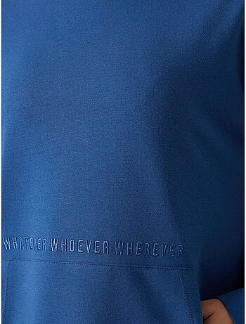 Oversized hoodie met print tommy