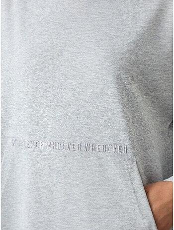 Oversized hoodie met print tommy