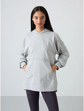 Oversized hoodie met print tommy