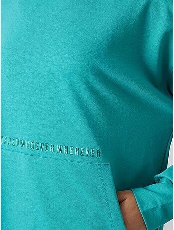 Oversized hoodie met print tommy