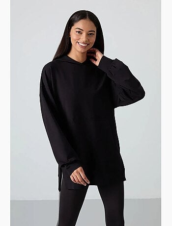Oversized hoodie met print tommy