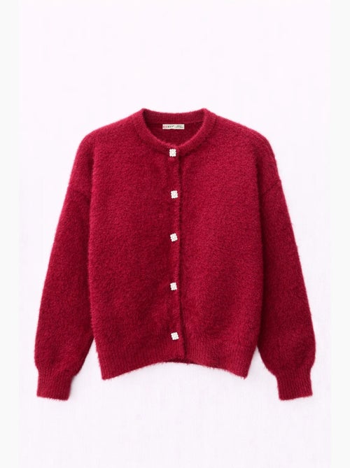 Oversized jacquard vest met knopen mixray - Kiabi