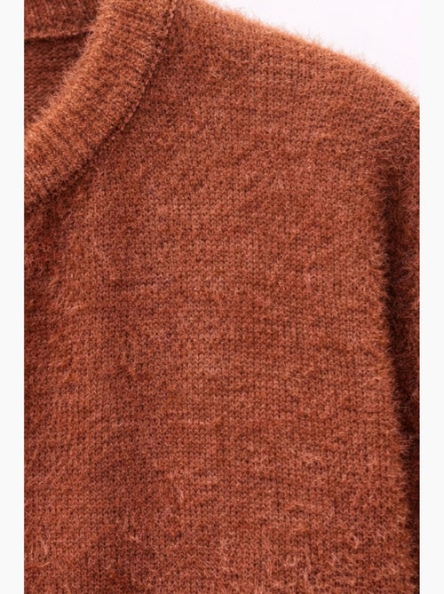 Oversized jacquard vest met knopen mixray - Kiabi