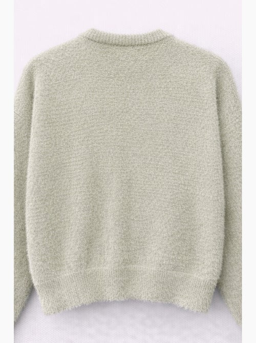 Oversized jacquard vest met knopen mixray - Kiabi
